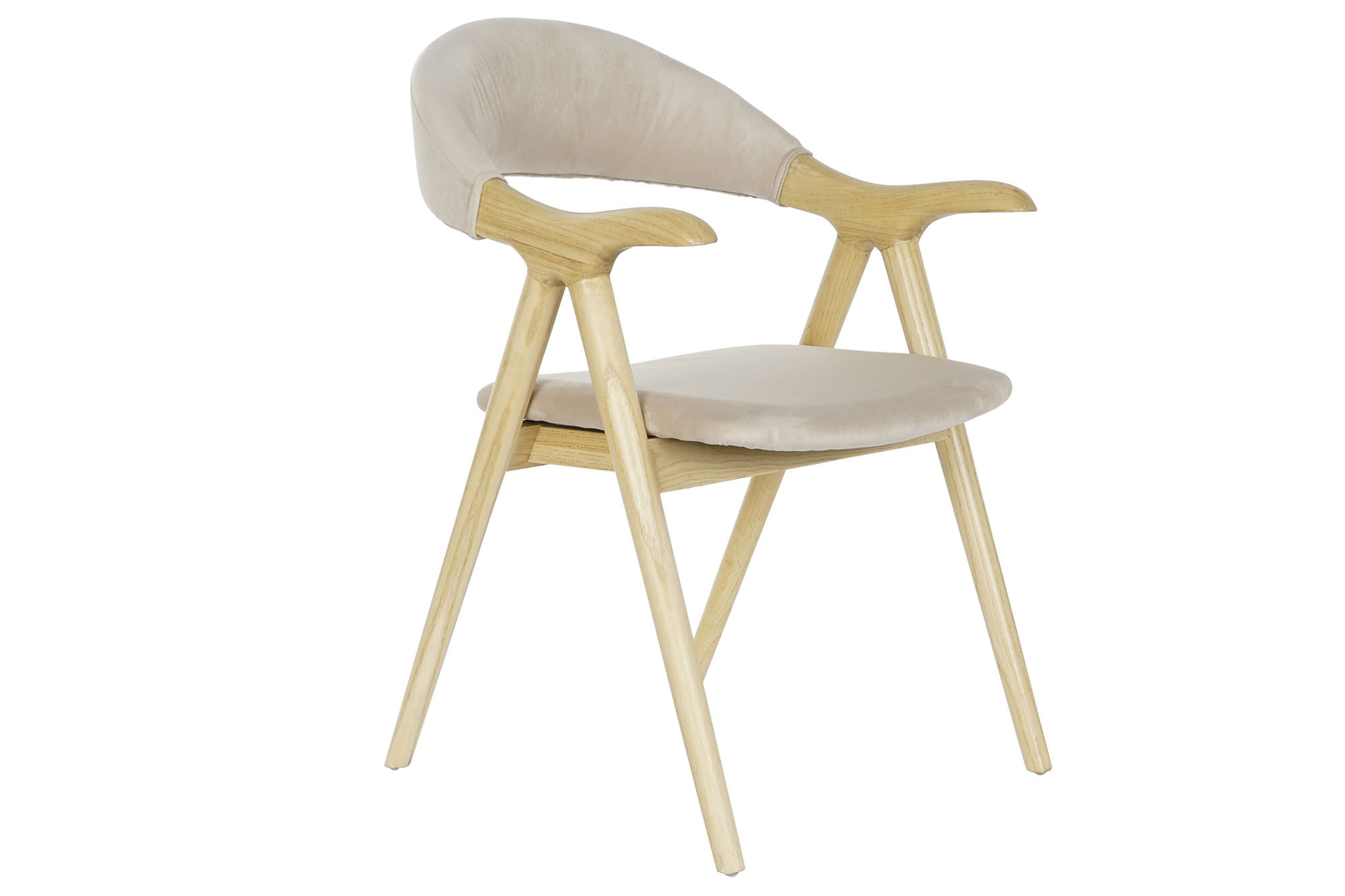 SILLA OLMO POLIESTER 56X54X81 NATURAL