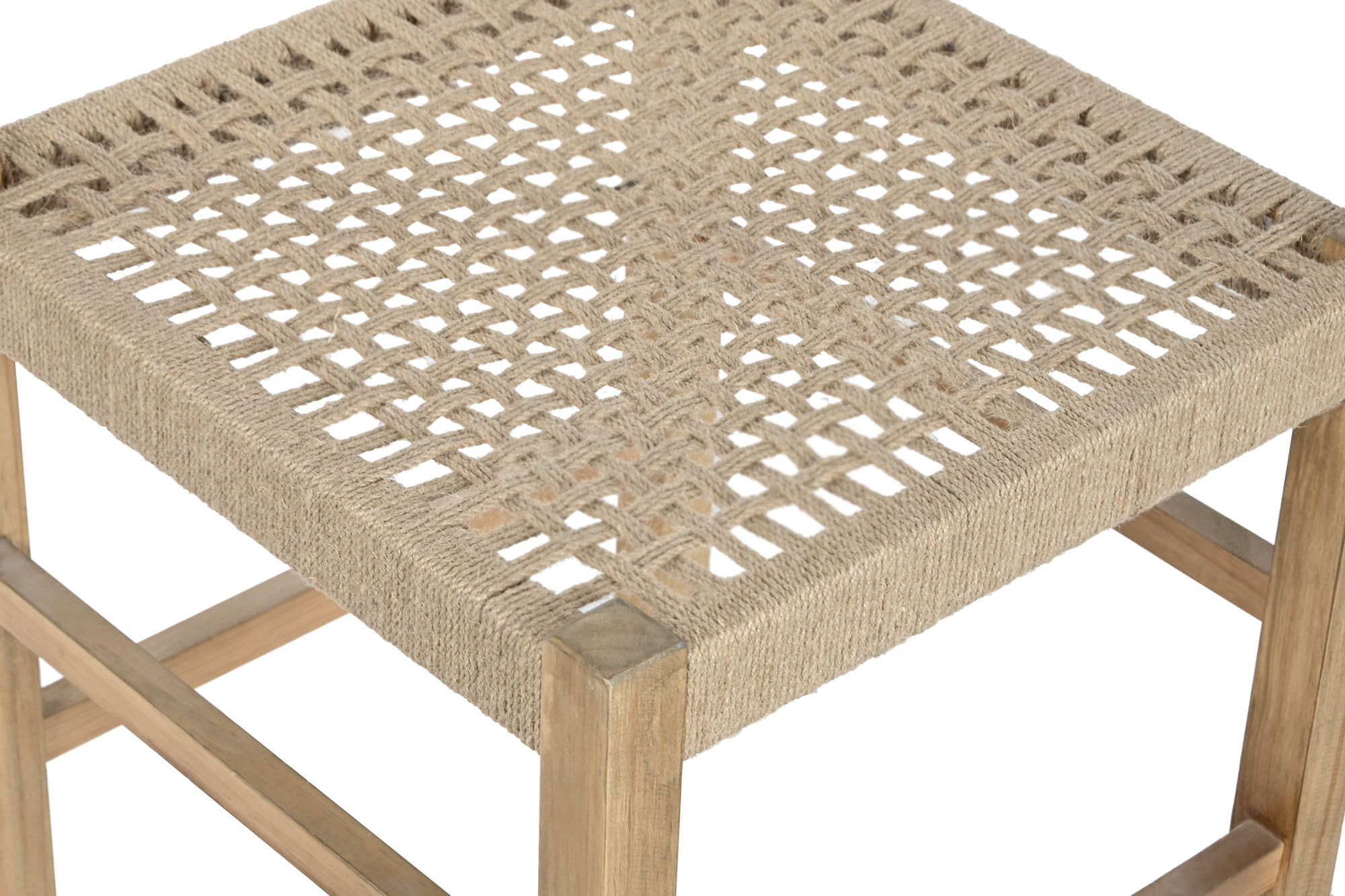 SILLA PINO YUTE 45X45X82 NATURAL