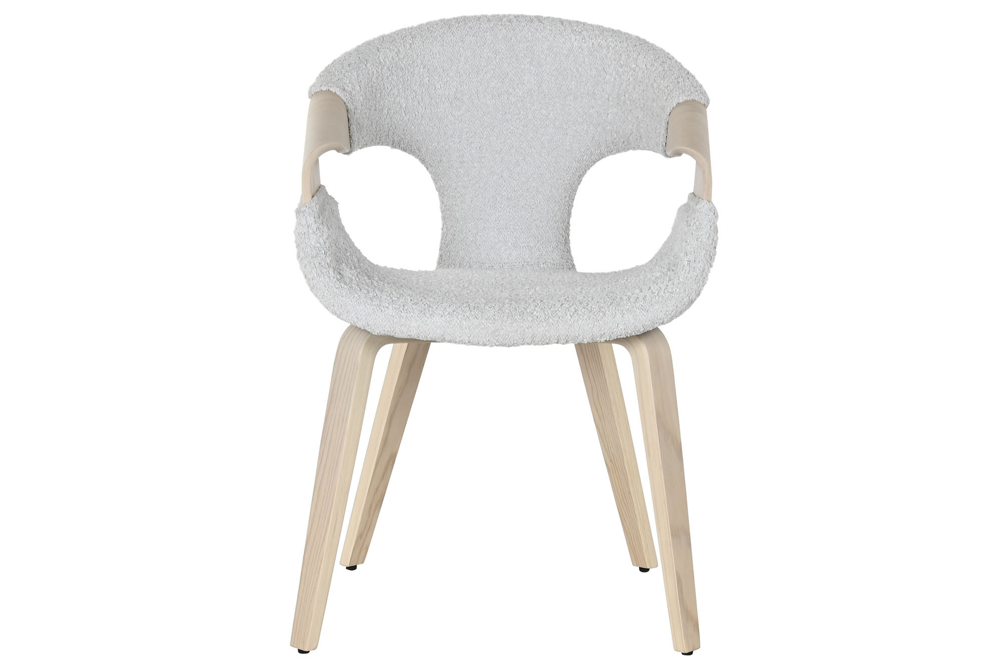 SILLA MADERA POLIESTER 52,5X67,5X82 GRIS