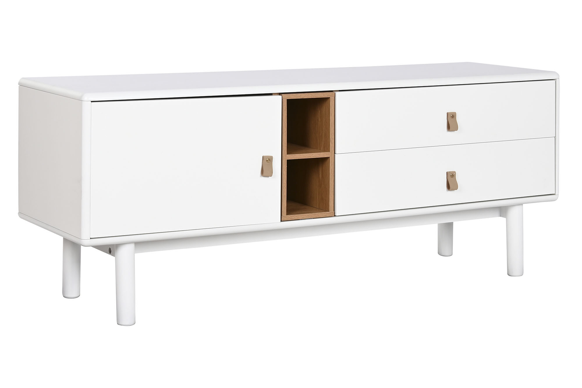 MUEBLE TV MDF PU 140X40X55 BLANCO