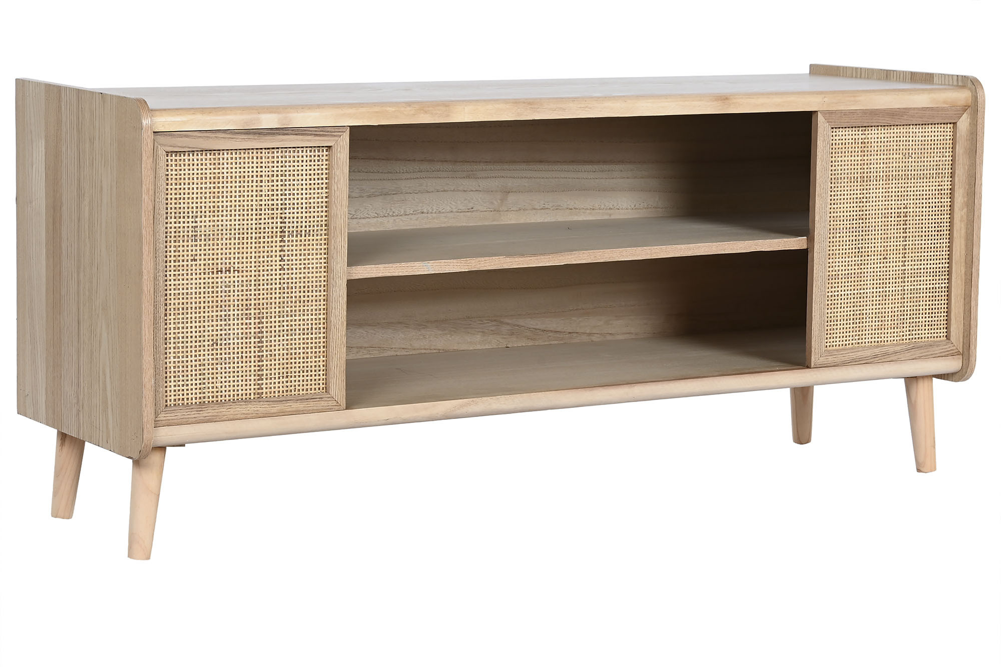 MUEBLE TV PAULOWNIA RATAN 120X35X54 NATURAL