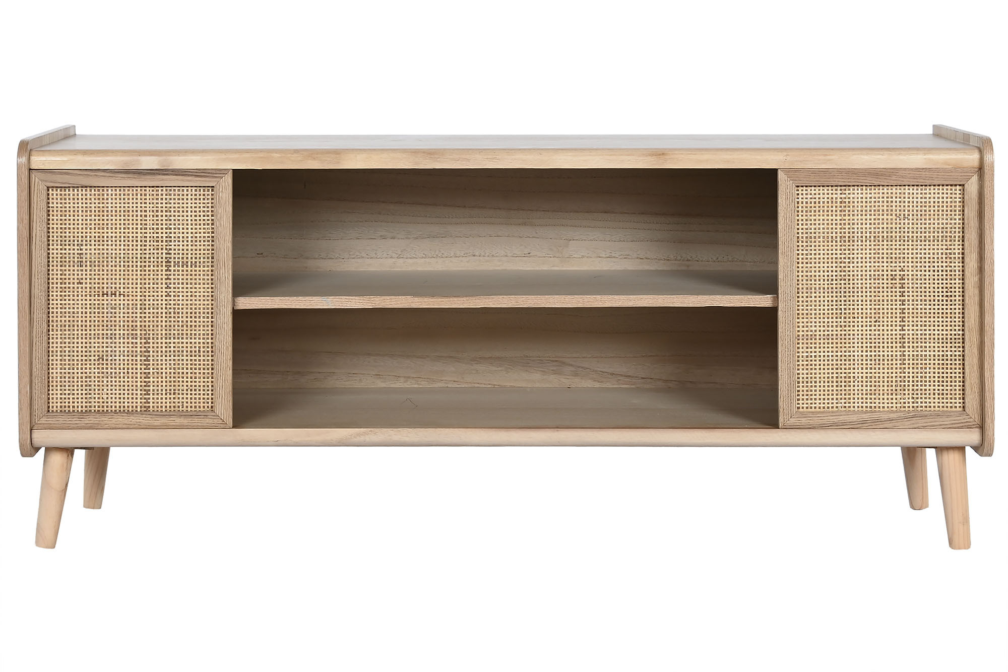 MUEBLE TV PAULOWNIA RATAN 120X35X54 NATURAL