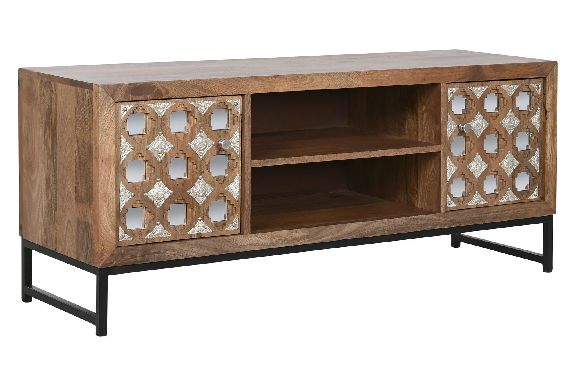 MUEBLE TV MANGO ESPEJO 130X38X60 NATURAL