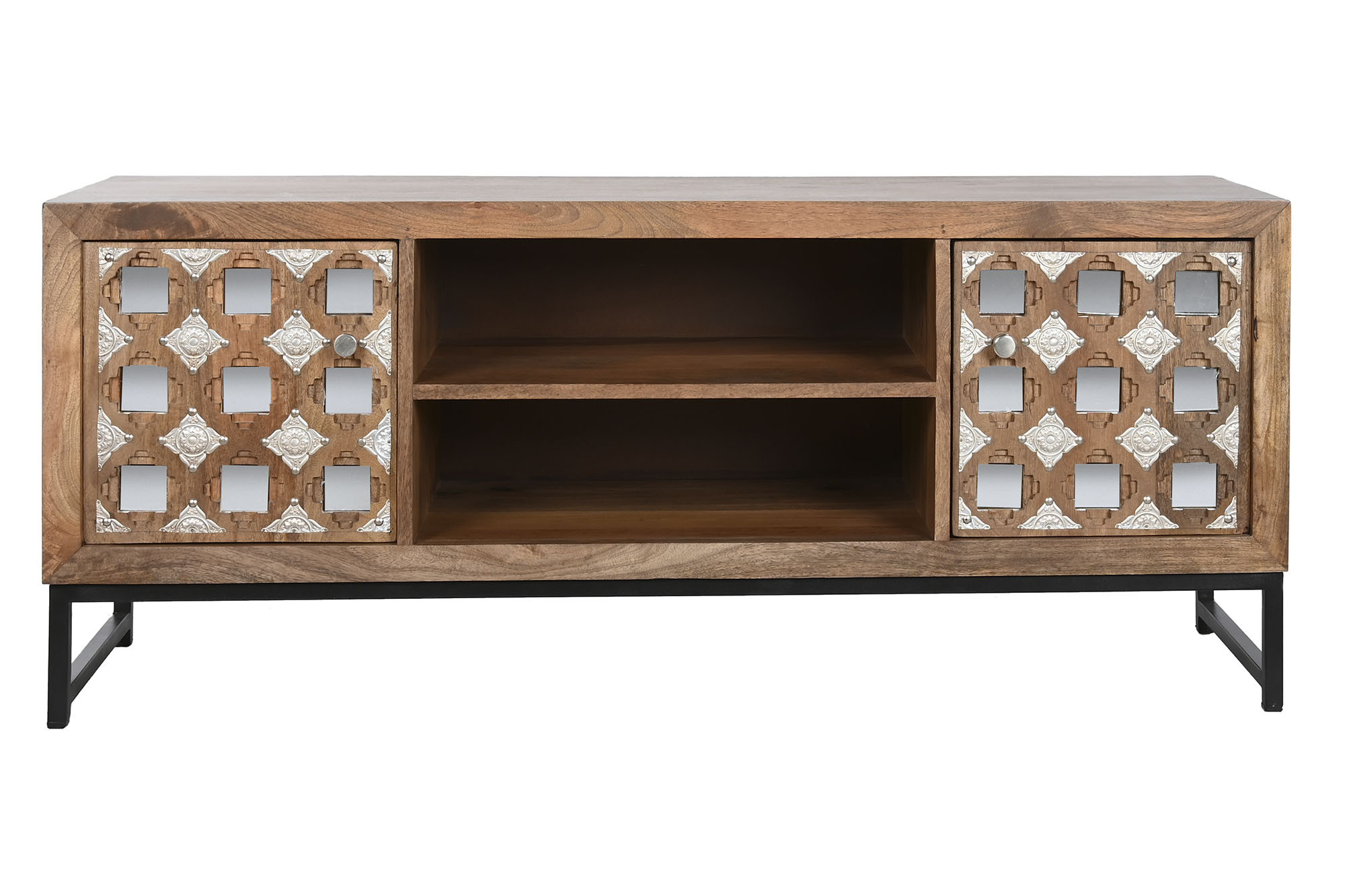 MUEBLE TV MANGO ESPEJO 130X38X60 NATURAL