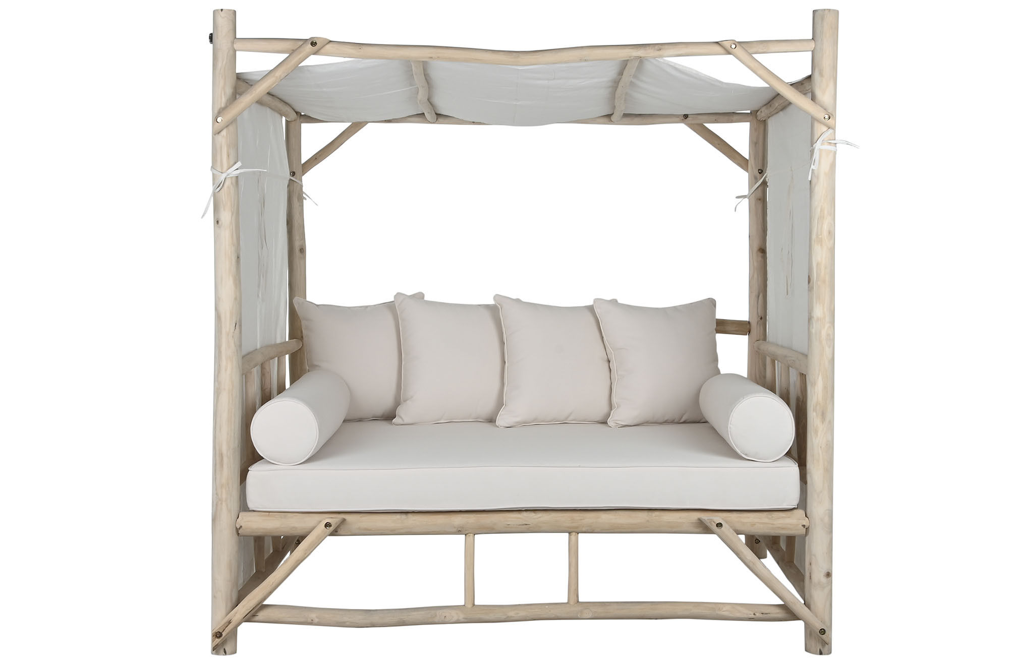 CAMA CHILL OUT TECA POLIESTER 180X138X190 NATURAL