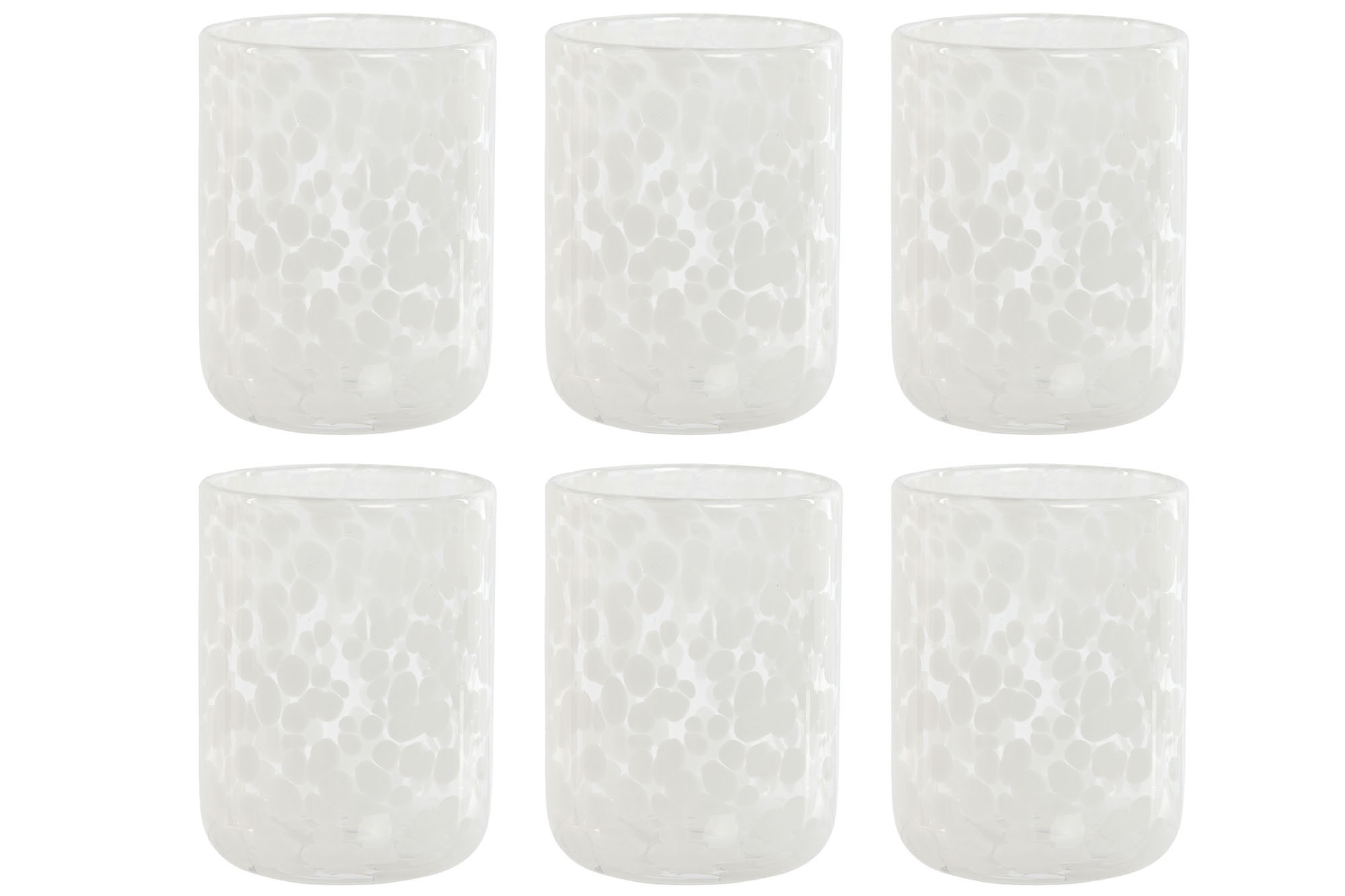 VASO SET 6 CRISTAL 8,3X8,3X10,5 320ML VINTAGE