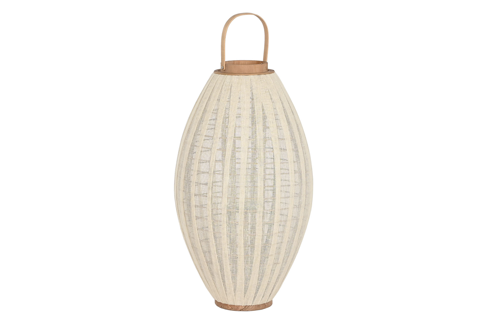 PORTAVELA MADERA LINO 40X40X70 CRUDO