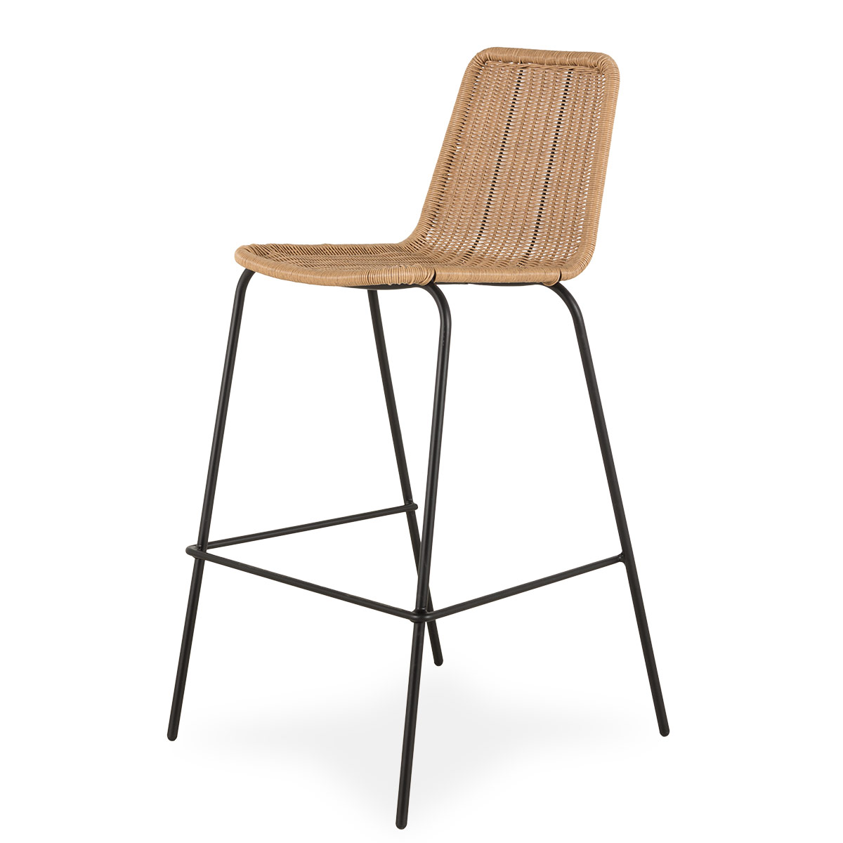 Outdoor bar stool Balliste natural