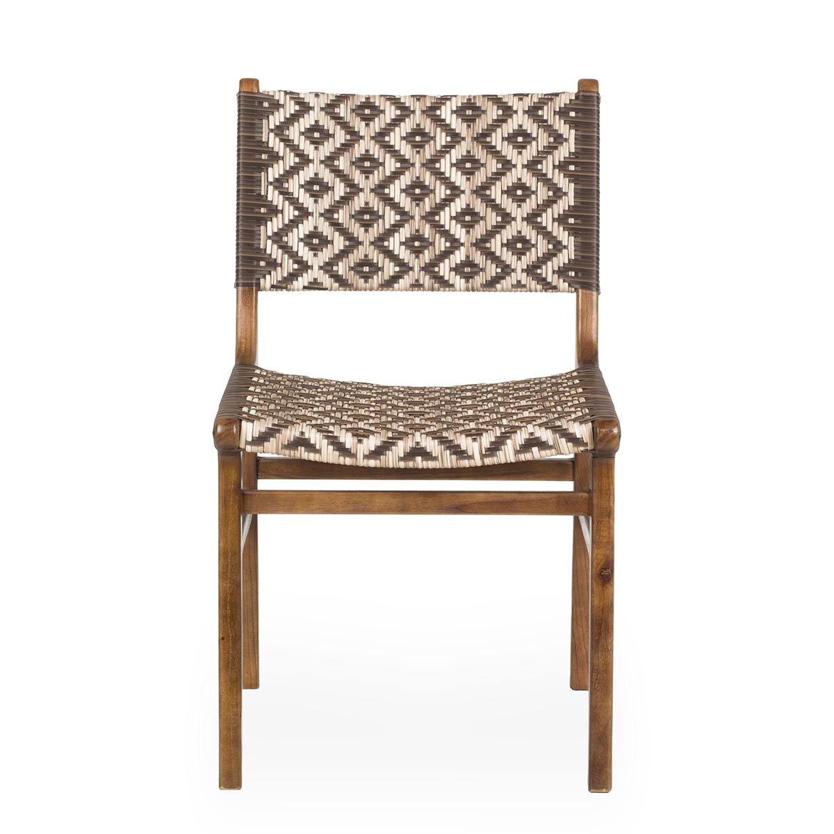 Rattan chairs, brown Eley