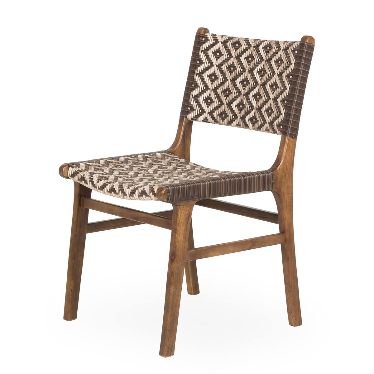 Rattan chairs, brown Eley