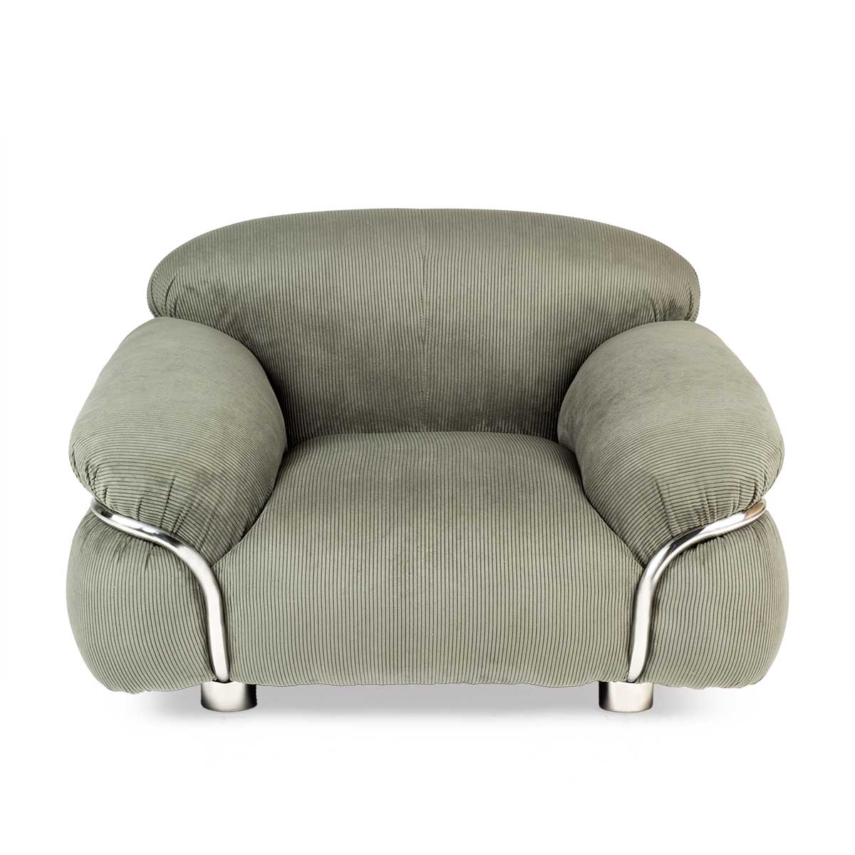 Vintage retro armchairs Heil green