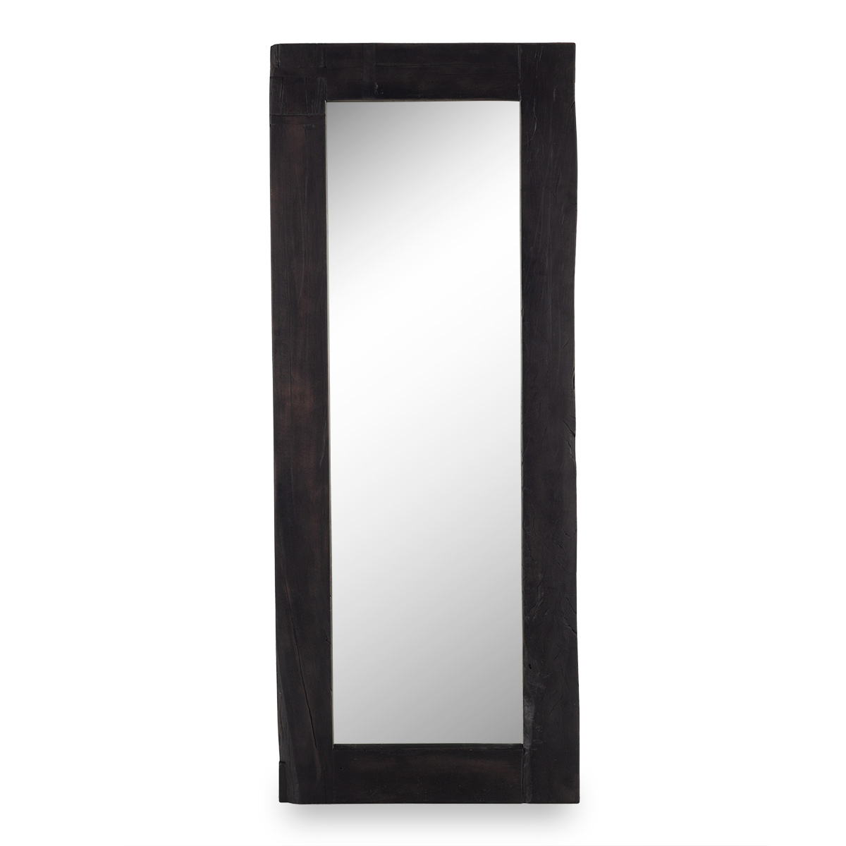 Rustic mirror Bastian black