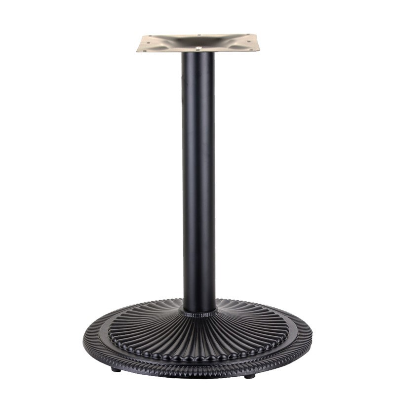 Base de mesa ARNO NEW, negra, 45 cms de diámetro, altura 72 cms