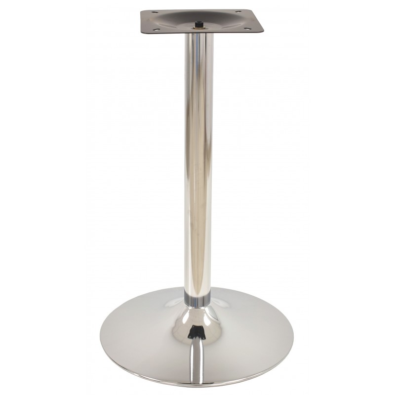 Base de mesa CRISS NEW, cromada, base 45 cms diámetro, altura 73 cms