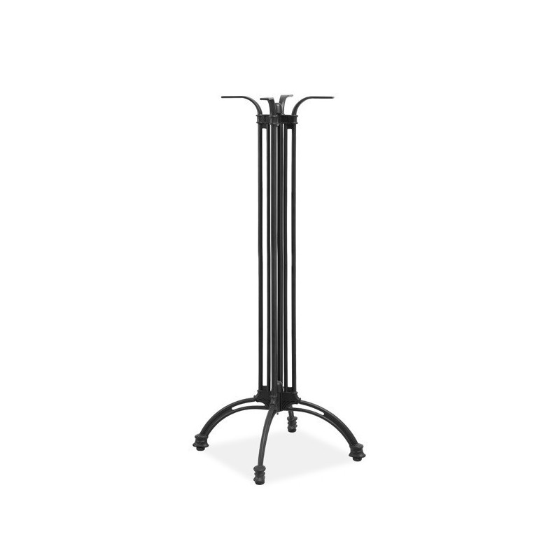 Base de mesa EIFFEL NEW, alta, aluminio, negra, altura 108 cms