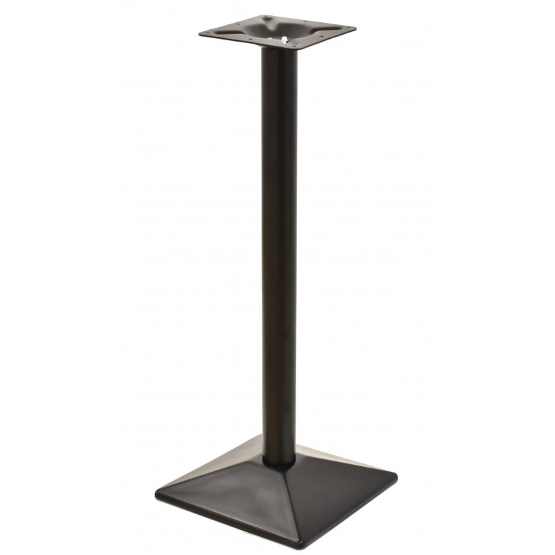 Base de mesa SOHO, alta, negra, base de 40 x 40 cms, altura 110 cms