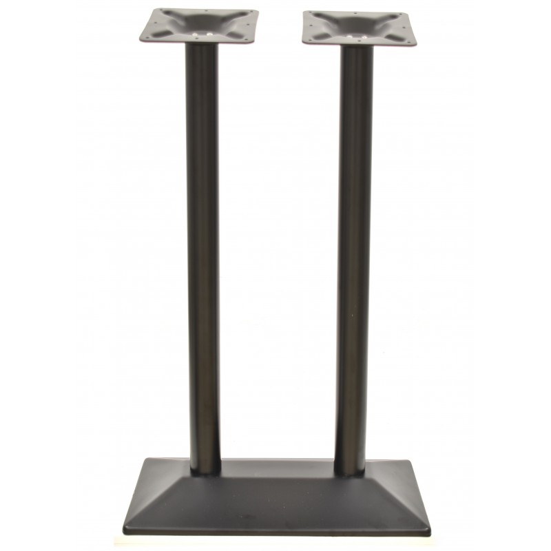 Base de mesa SOHO, alta, rectangular, negra, base de 70 x 40 cms, altura 110 cms