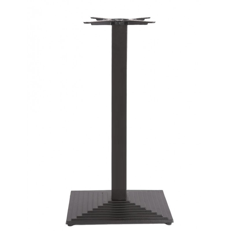 Base de mesa TIBER, alta, negra, base de 55 x 44 cms, altura 110 cms