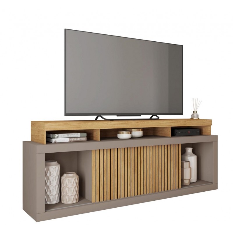 Mueble TV AEGON, buriti y fendi, 180 cms.