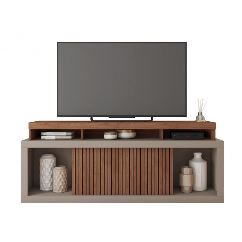 Mueble TV AEGON, fendi y havana, 180 cms.