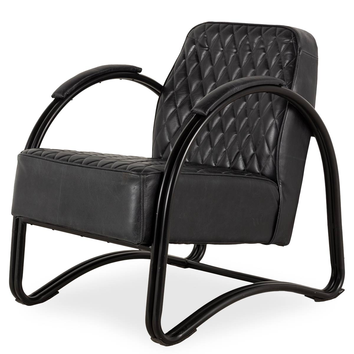 Black armchair Cassia