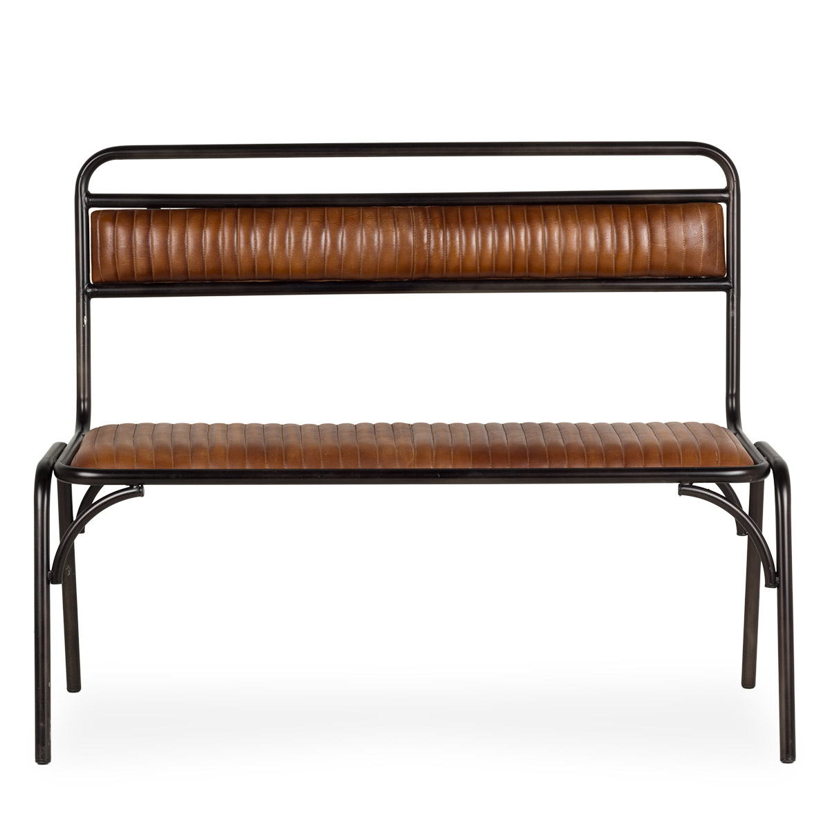 Leather upholstered bench Argosa