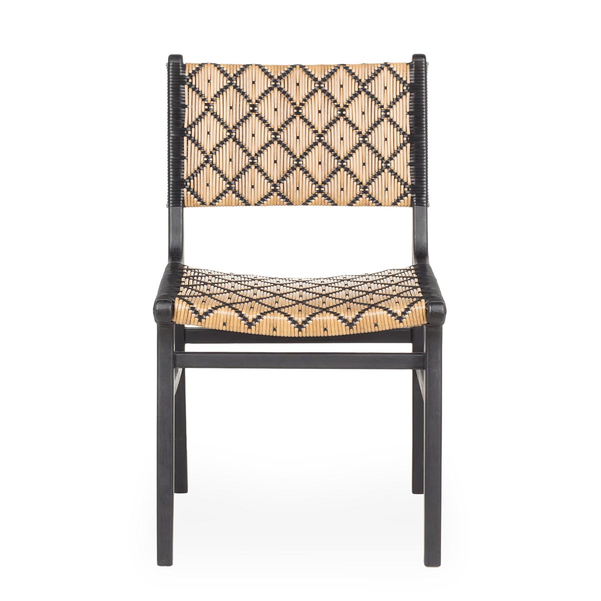 Rattan chairs, black Eley