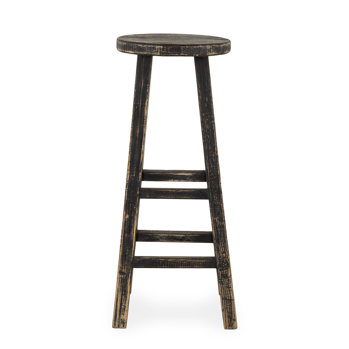 Wabi-sabi stools Sandaka black